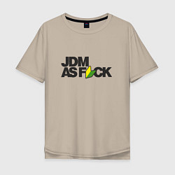 Мужская футболка оверсайз JDM AS F*CK