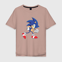 Мужская футболка оверсайз Sonic the Hedgehog