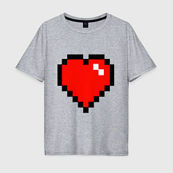 Футболка оверсайз мужская Minecraft Lover, цвет: меланж