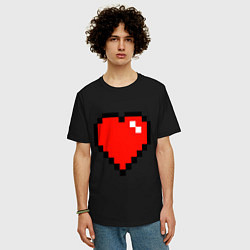 Футболка оверсайз мужская Minecraft Lover, цвет: черный — фото 2
