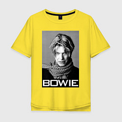 Футболка оверсайз мужская Bowie Legend, цвет: желтый