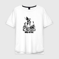 Мужская футболка оверсайз Cs:go - Ninja Defuse