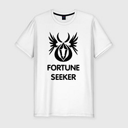 Футболка slim-fit Dwarf Fighter - Fortune Seeker, цвет: белый