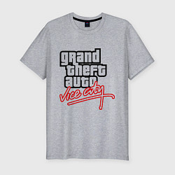 Футболка slim-fit GTA Vice City, цвет: меланж