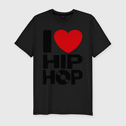 Футболка slim-fit I love Hip Hop, цвет: черный