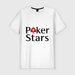 Футболка slim-fit Poker Stars, цвет: белый