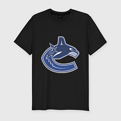 Футболка slim-fit Vancouver Canucks, цвет: черный