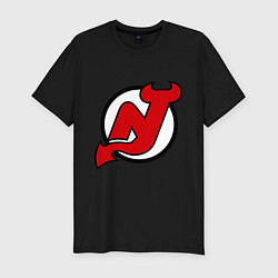 Футболка slim-fit New Jersey Devils, цвет: черный