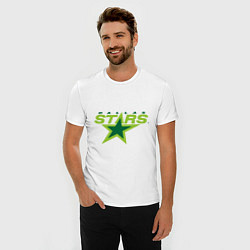 Футболка slim-fit Dallas Stars, цвет: белый — фото 2