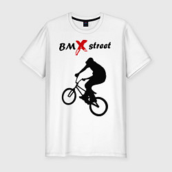 Мужская slim-футболка BMX street
