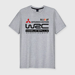 Футболка slim-fit Mitsubishi wrc, цвет: меланж