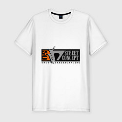 Мужская slim-футболка Street concept