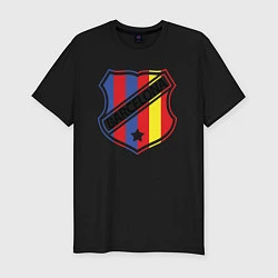 Футболка slim-fit Barcelona: old mark, цвет: черный