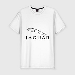 Футболка slim-fit Jaguar, цвет: белый