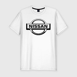 Футболка slim-fit Nissan club, цвет: белый