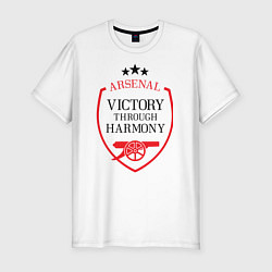 Мужская slim-футболка Arsenal: Victory Harmony