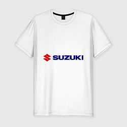 Футболка slim-fit Suzuki, цвет: белый