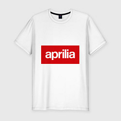 Мужская slim-футболка Aprilia