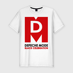 Футболка slim-fit Depeche Mode: Black Celebration, цвет: белый