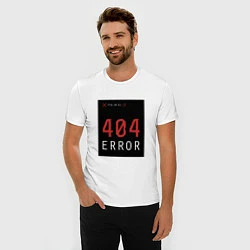 Футболка slim-fit 404 Error, цвет: белый — фото 2