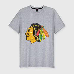 Футболка slim-fit Chicago Blackhawks: Kane, цвет: меланж