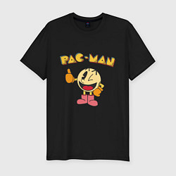 Мужская slim-футболка Pac-Man
