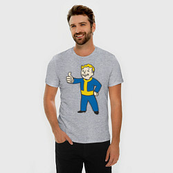 Футболка slim-fit Fallout Boy, цвет: меланж — фото 2