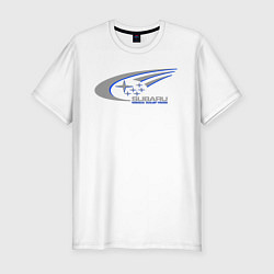 Футболка slim-fit Subaru world rally team, цвет: белый