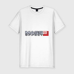 Мужская slim-футболка Mass Effect 2