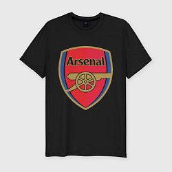 Футболка slim-fit Arsenal FC, цвет: черный