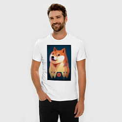 Футболка slim-fit Wow Doge, цвет: белый — фото 2