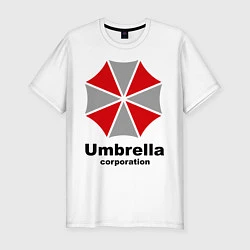 Футболка slim-fit Umbrella corporation, цвет: белый