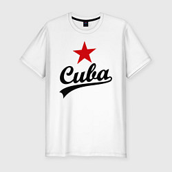 Футболка slim-fit Cuba Star, цвет: белый