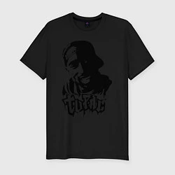 Футболка slim-fit 2pac, цвет: черный