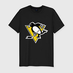 Футболка slim-fit Pittsburgh Penguins, цвет: черный