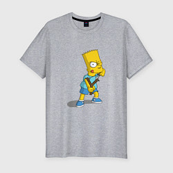 Футболка slim-fit Bad Bart, цвет: меланж