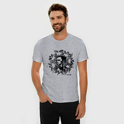 Футболка slim-fit Dolphin: Birds, цвет: меланж — фото 2