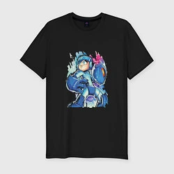 Футболка slim-fit Mega man, цвет: черный