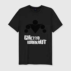 Футболка slim-fit Ghetto WorkOut, цвет: черный