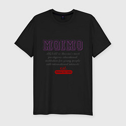 Мужская slim-футболка MGIMO