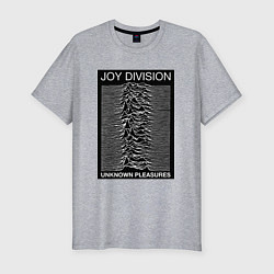 Футболка slim-fit Joy Division: Unknown Pleasures, цвет: меланж