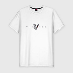 Футболка slim-fit Vikings, цвет: белый