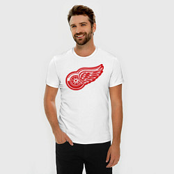 Футболка slim-fit Detroit Red Wings: Pavel Datsyuk, цвет: белый — фото 2