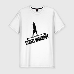 Футболка slim-fit Street WorkOut, цвет: белый