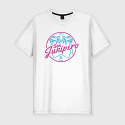 Футболка slim-fit San Junipero 1987, цвет: белый