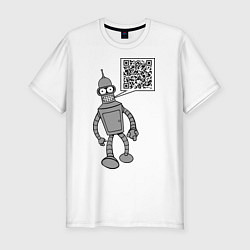 Футболка slim-fit Построю свой мир, цвет: белый