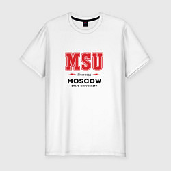 Мужская slim-футболка MSU Moscow