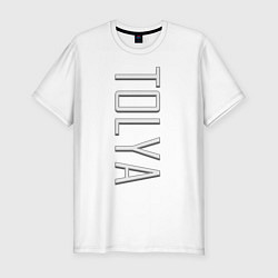 Мужская slim-футболка Tolya Font