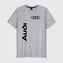 Футболка slim-fit Audi Style, цвет: меланж