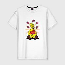 Футболка slim-fit Homer Relax, цвет: белый